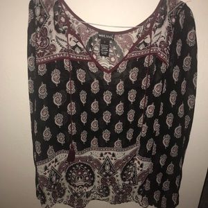 Sheer Pattern Blouse